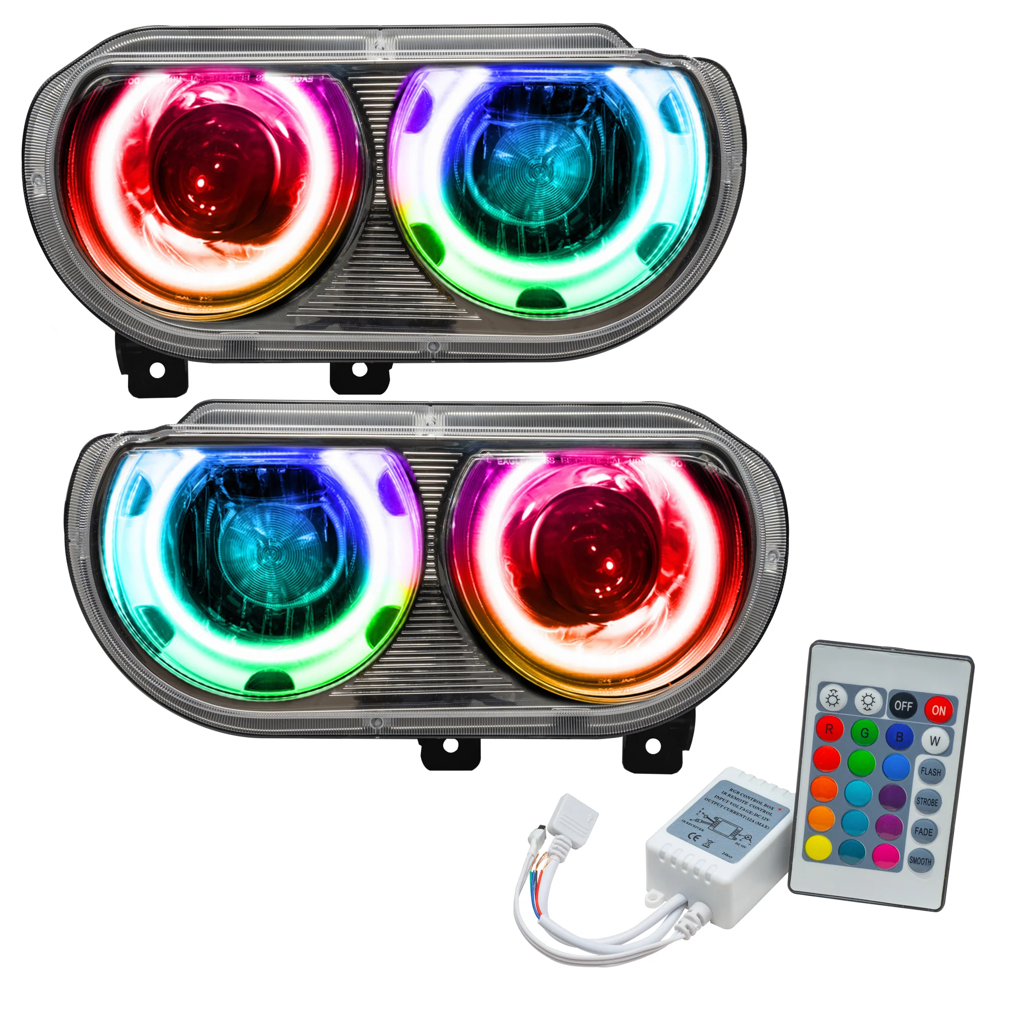 ORACLE Lighting 2008-2014 Dodge Challenger Pre-Assembled Headlights — HID - Image 9