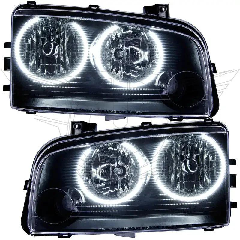 ORACLE Lighting 2005-2010 Dodge Charger Pre-Assembled Halo Headlights - Non HID - Image 6