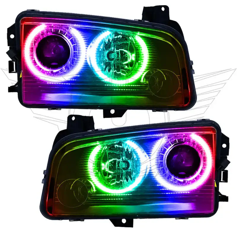 ORACLE Lighting 2008-2010 Dodge Charger Pre-Assembled Halo Headlights - HID - Image 8