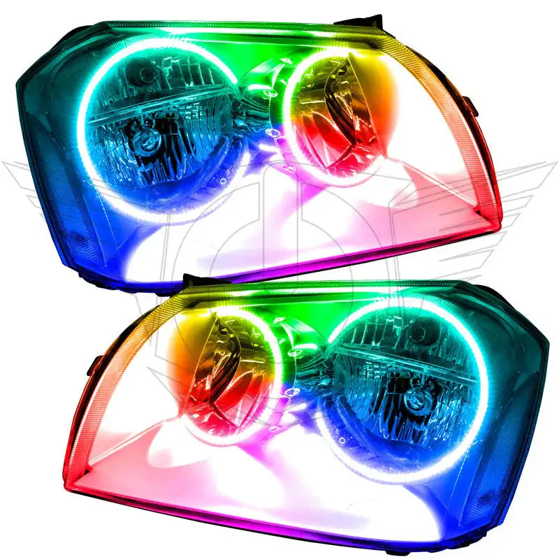 ORACLE Lighting 2005-2007 Dodge Magnum Pre-Assembled Halo Headlights - Chrome Housing - Image 6