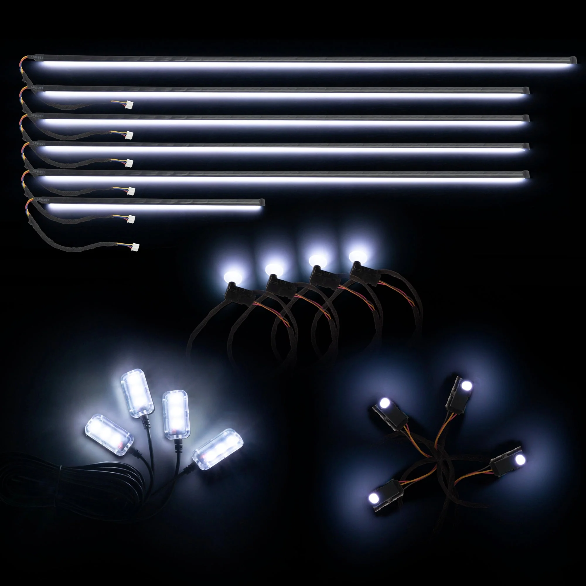 Dynamic ColorSHIFT 18-Piece Universal LED Interior Kit - Bluetooth Multi-Zone Lighting - Image 10