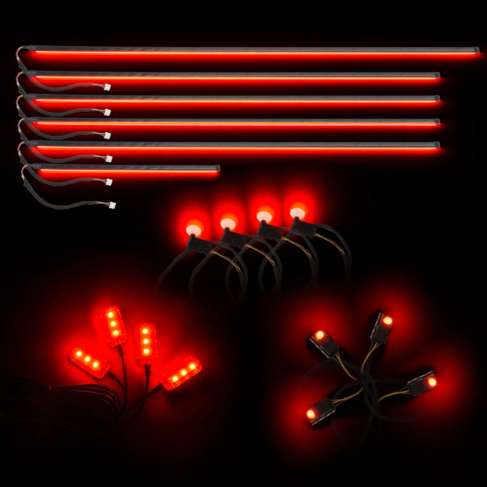 Dynamic ColorSHIFT 18-Piece Universal LED Interior Kit - Bluetooth Multi-Zone Lighting - Image 12