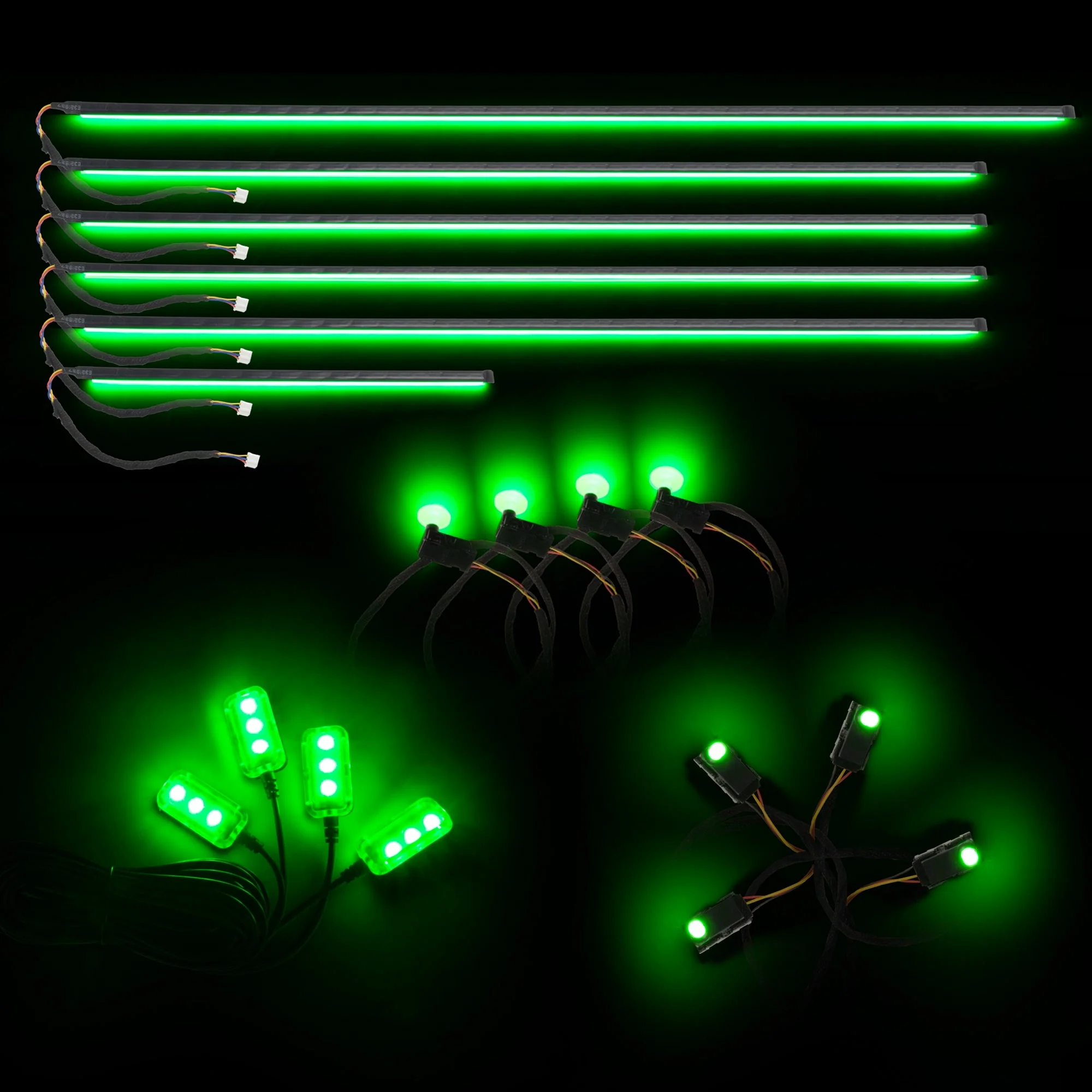 Dynamic ColorSHIFT 18-Piece Universal LED Interior Kit - Bluetooth Multi-Zone Lighting - Image 13