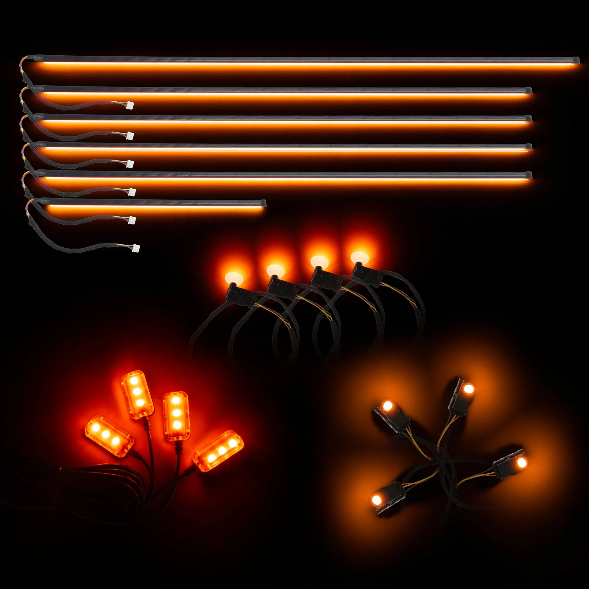 Dynamic ColorSHIFT 18-Piece Universal LED Interior Kit - Bluetooth Multi-Zone Lighting - Image 14
