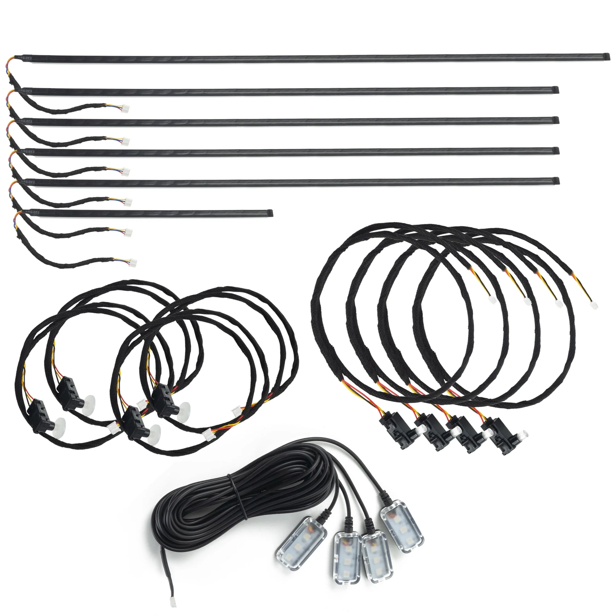 Dynamic ColorSHIFT 18-Piece Universal LED Interior Kit - Bluetooth Multi-Zone Lighting - Image 2