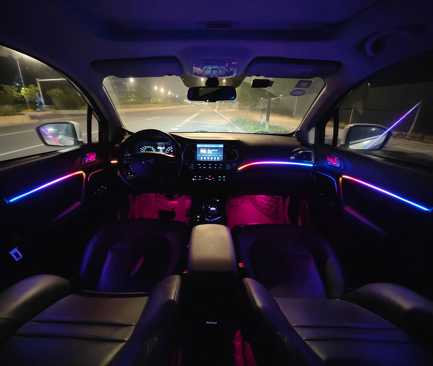 Dynamic ColorSHIFT 18-Piece Universal LED Interior Kit - Bluetooth Multi-Zone Lighting - Image 9