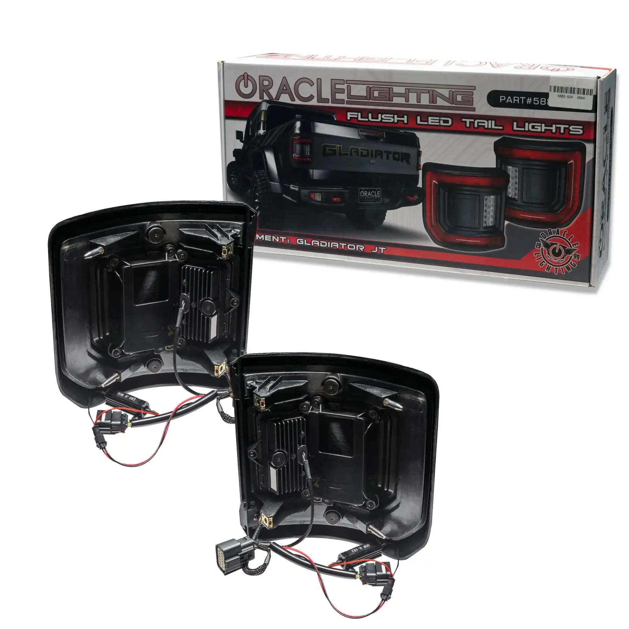 V2 | Flush Mount LED Tail Lights for Jeep Gladiator JT | Low-Profile | Plug-and-Play - Image 4