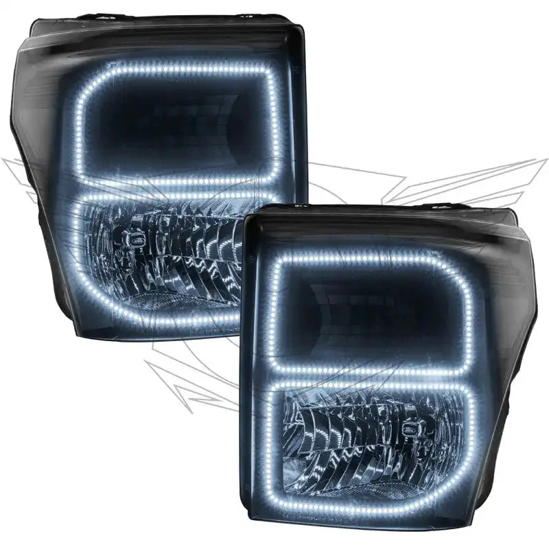 ORACLE Lighting 2011-2016 Ford F-250/F-350 Super Duty Pre-Assembled Headlights - Black - Image 6