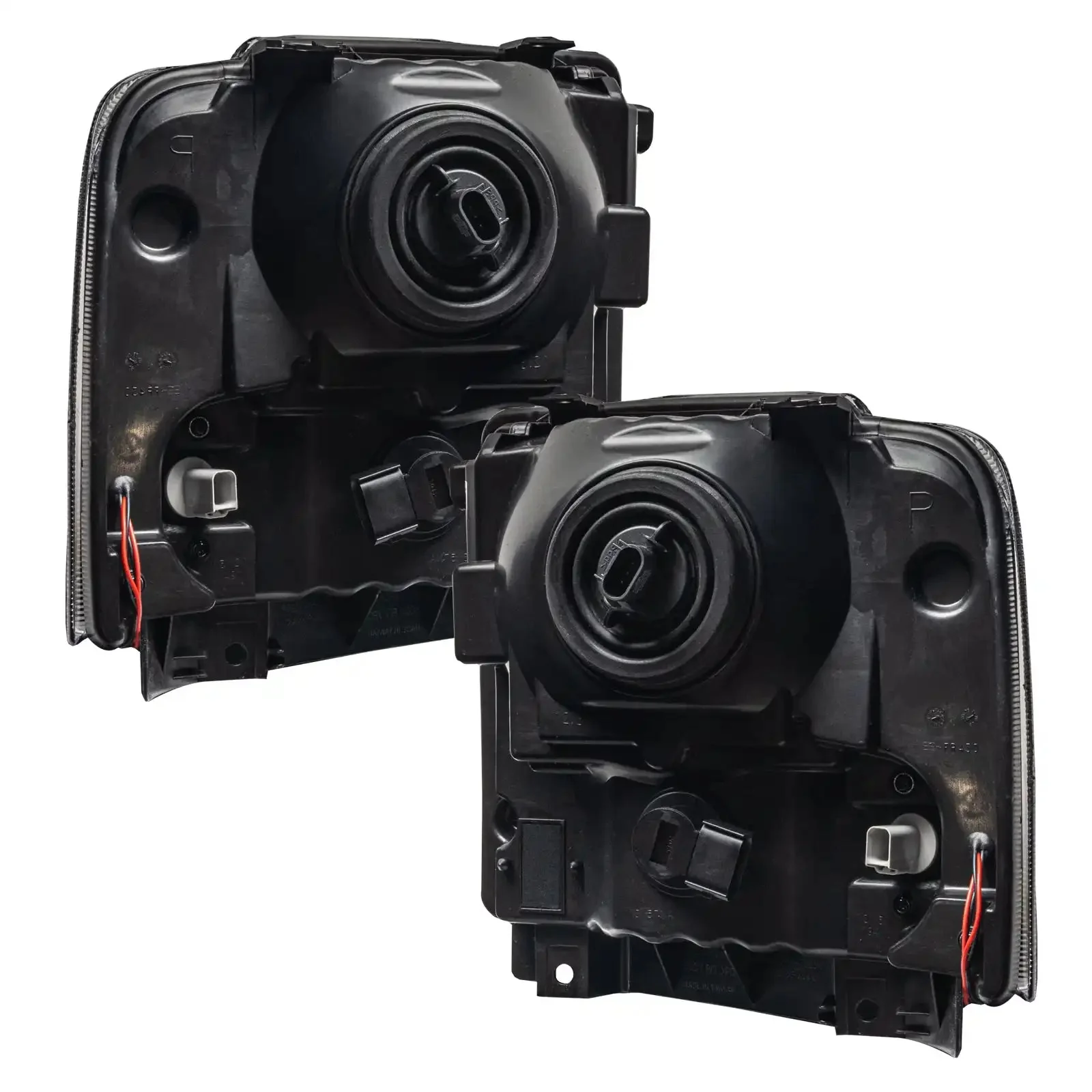 ORACLE Lighting 2005-2007 Ford F-250/F-350 Super Duty Pre-Assembled Halo Headlights - Black Housing - Image 4