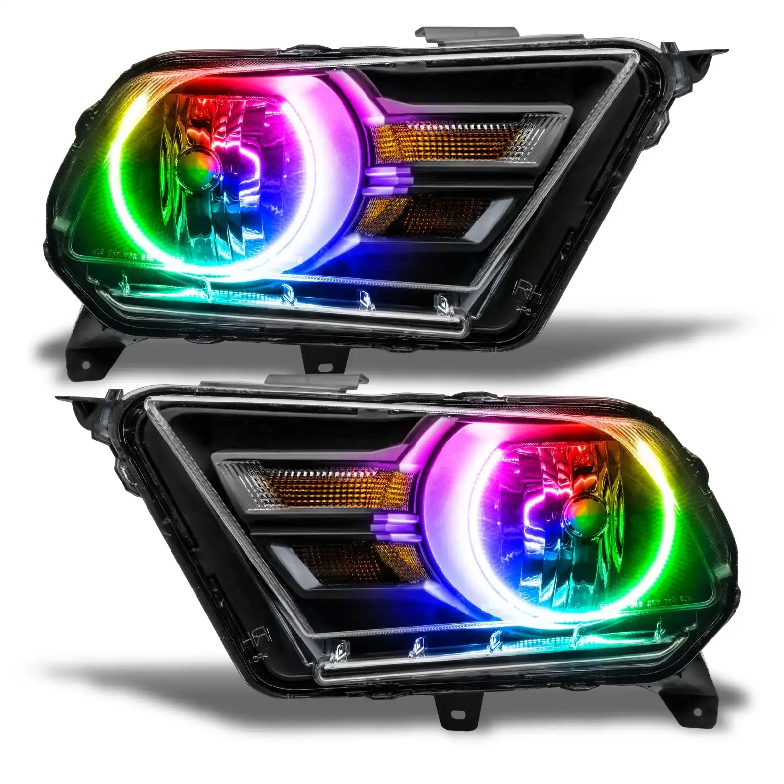 ORACLE Lighting 2010-2014 Ford Mustang Pre-Assembled Headlights (Non-HID) - Image 10