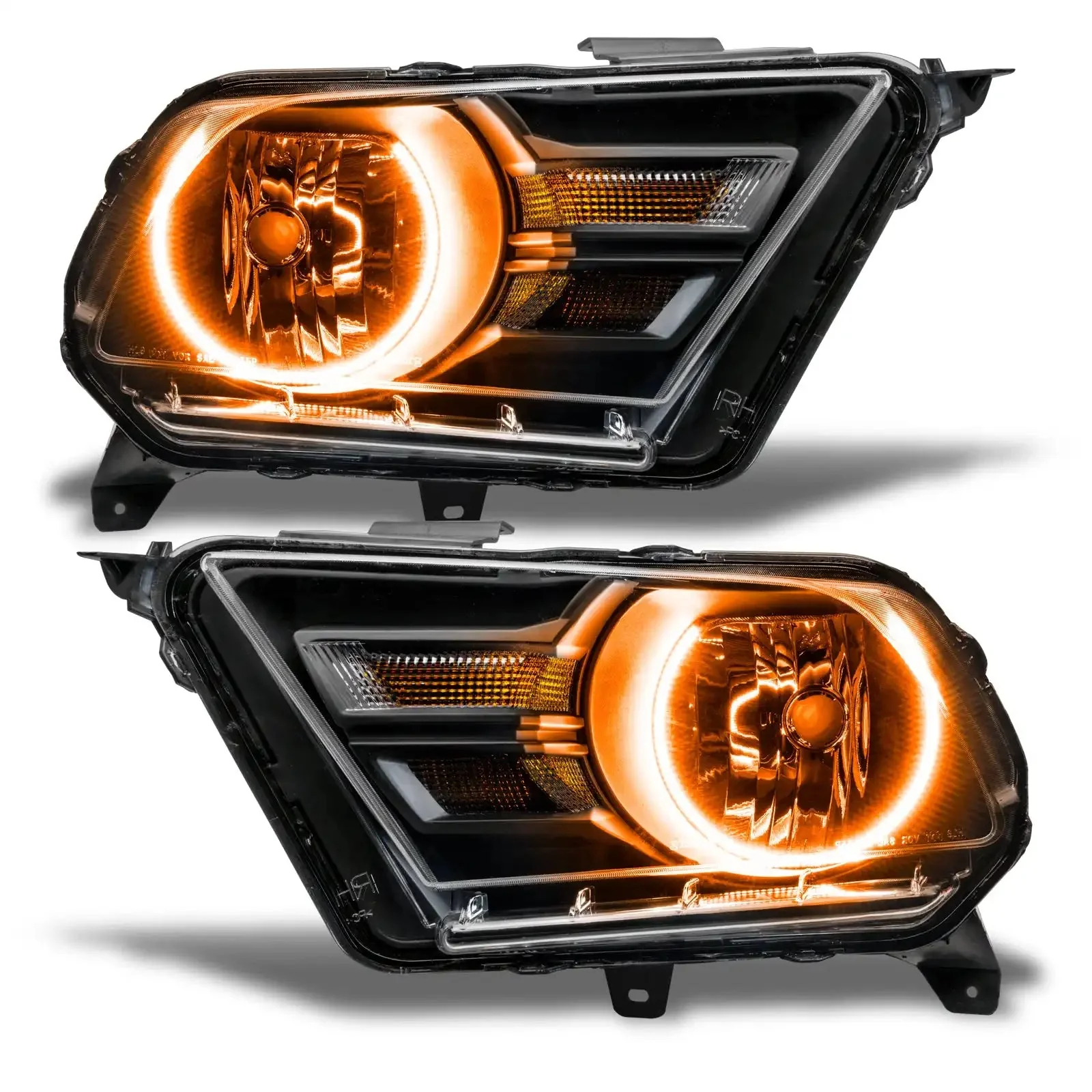 ORACLE Lighting 2010-2014 Ford Mustang Pre-Assembled Headlights (Non-HID) - Image 9