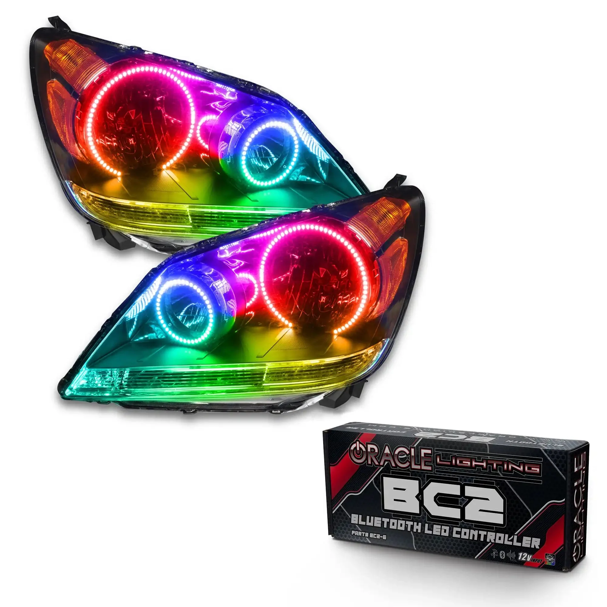 ORACLE Lighting 2008-2010 Honda Odyssey Pre-Assembled LED Halo Headlights - Image 11