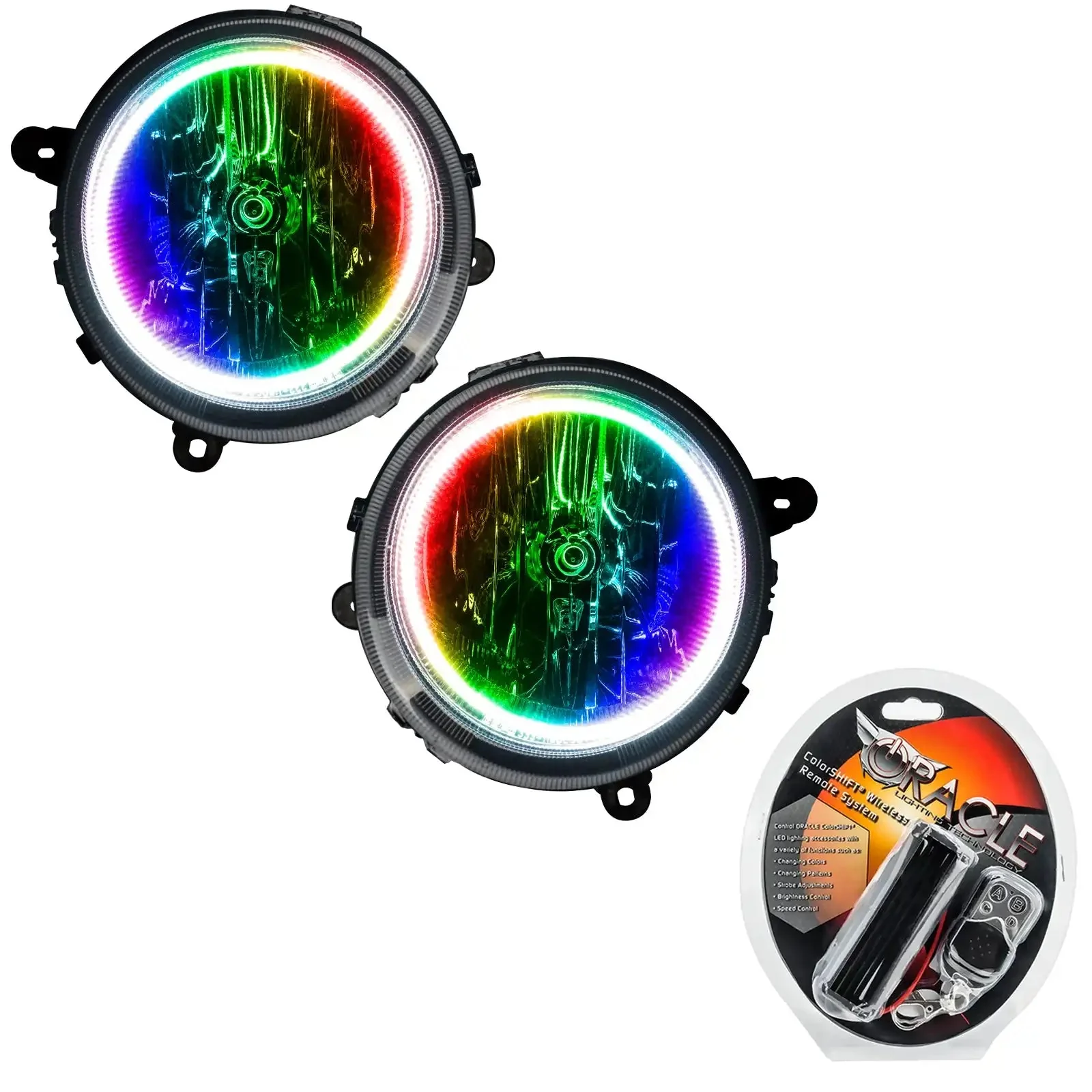ORACLE Lighting 2007-2010 Jeep Compass Pre-Assembled Halo Headlights - Image 5