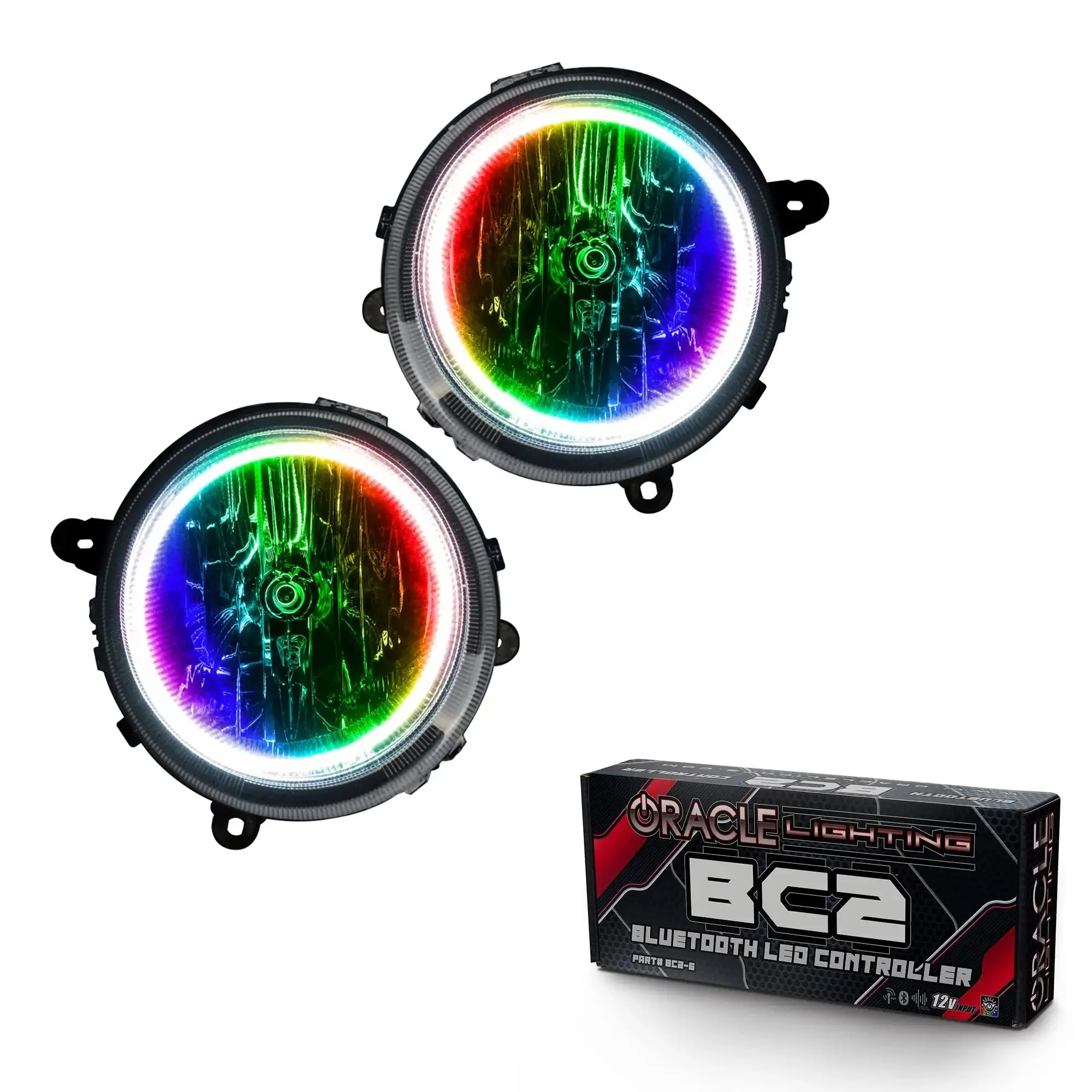 ORACLE Lighting 2007-2010 Jeep Compass Pre-Assembled Halo Headlights - Image 7