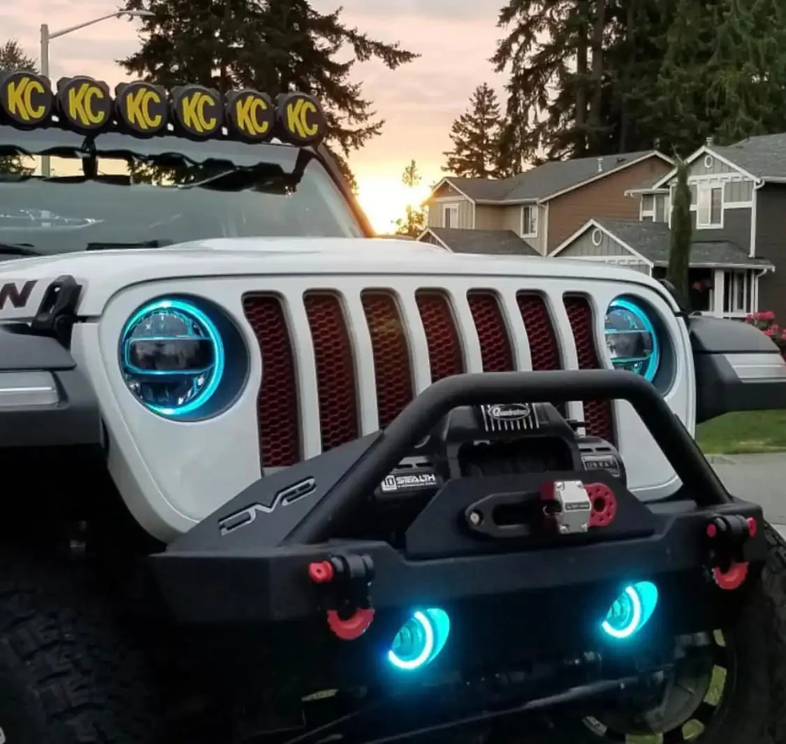 ORACLE Lighting Jeep Gladiator JT ColorSHIFT RGB+W Headlight DRL Upgrade Kit - Image 15
