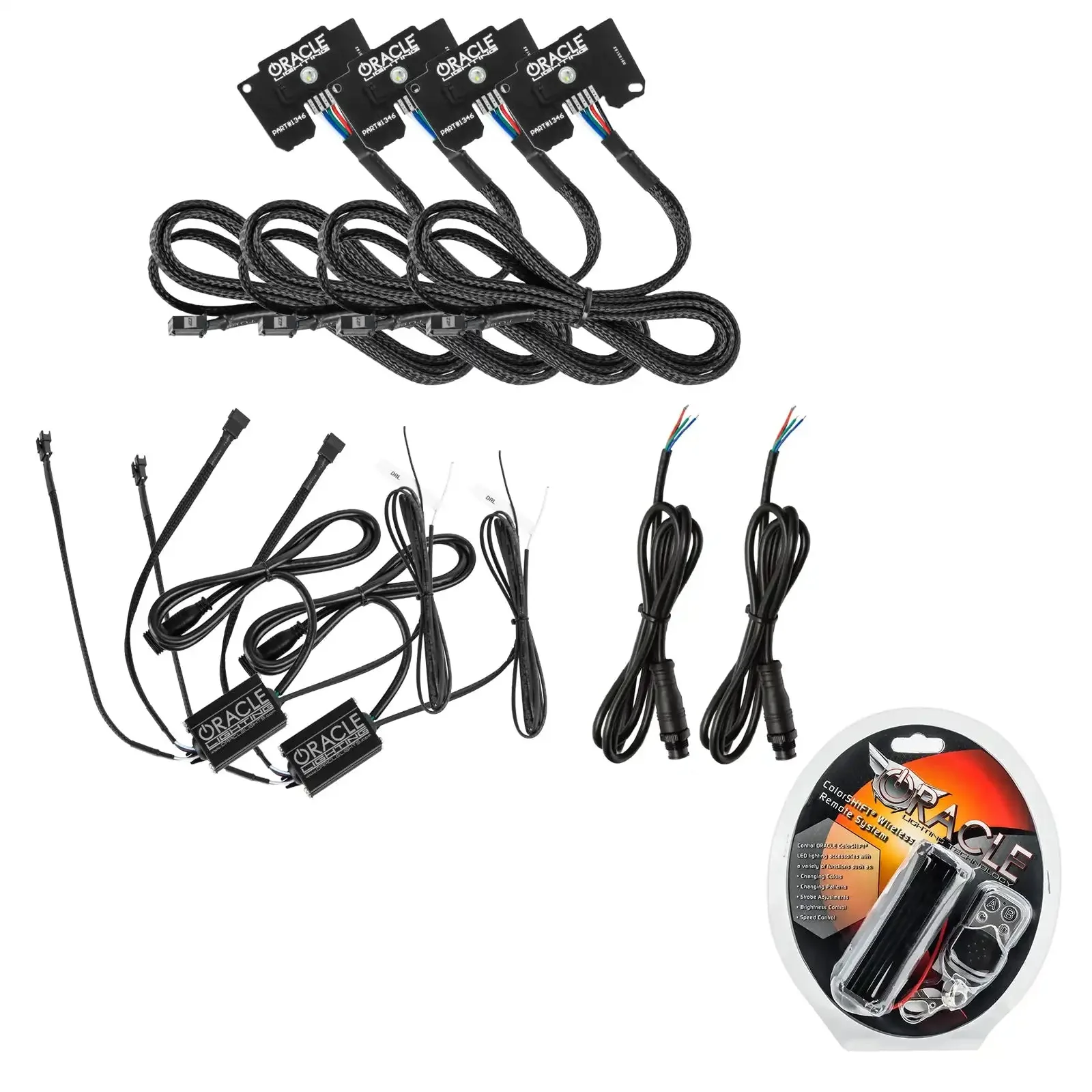 ORACLE Lighting Jeep Gladiator JT ColorSHIFT RGB+W Headlight DRL Upgrade Kit - Image 24