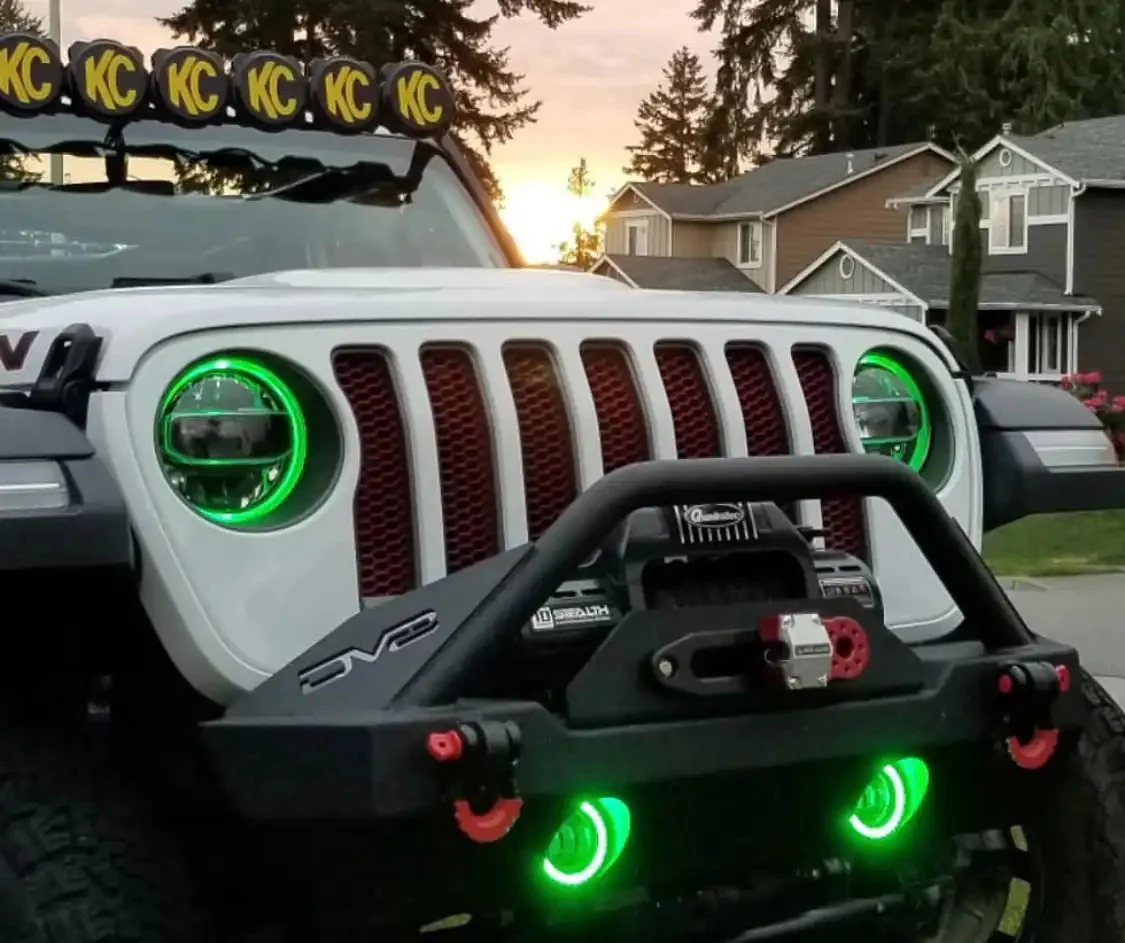ORACLE Lighting Jeep Gladiator JT ColorSHIFT RGB+W Headlight DRL Upgrade Kit - Image 28