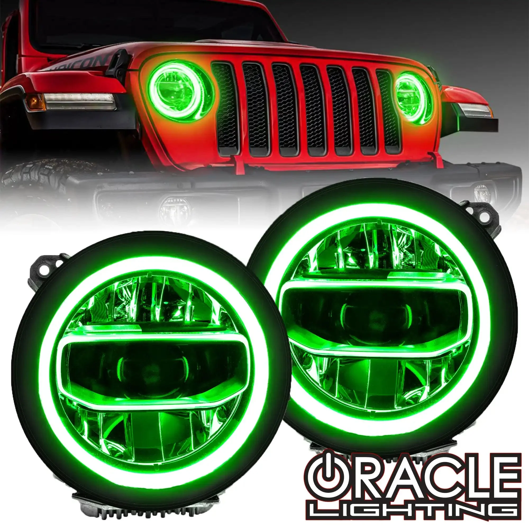 ORACLE Lighting Jeep Gladiator JT ColorSHIFT RGB+W Headlight DRL Upgrade Kit - Image 35