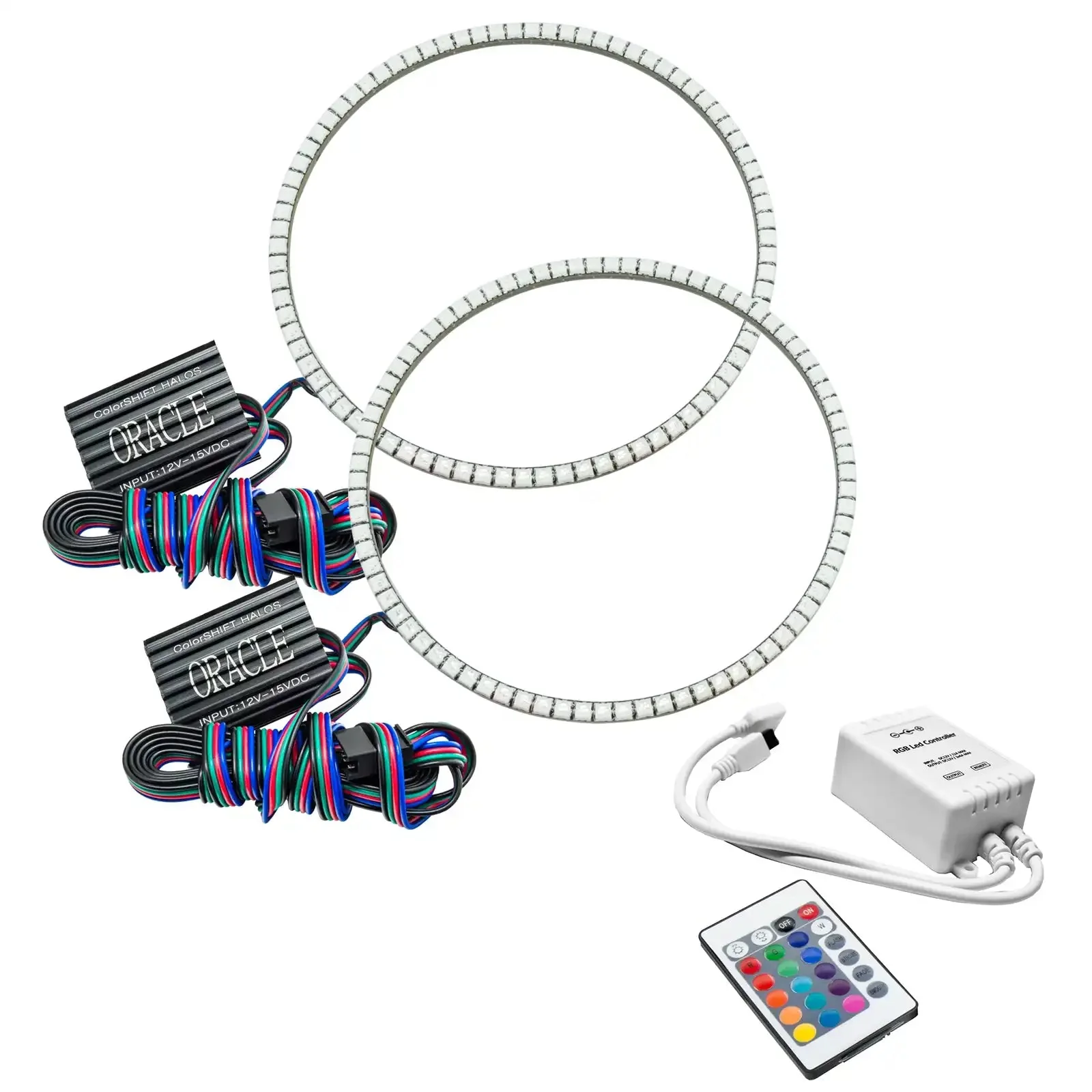 ORACLE Lighting 2020-2025 Jeep Gladiator JT LED Headlight Surface Mount Halo Kit - Image 16