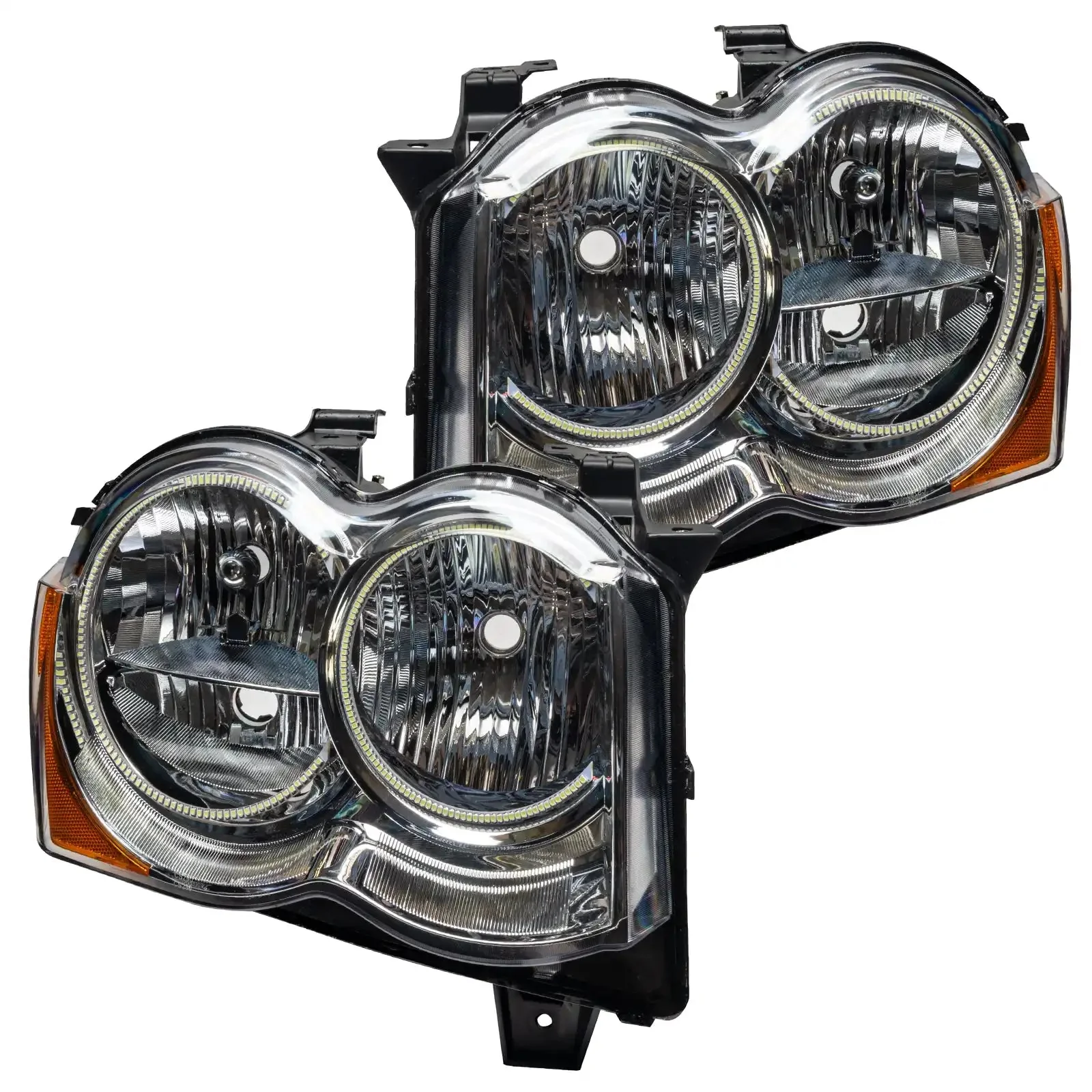 2008-2010 Jeep Grand Cherokee Pre-Assembled Headlights-Non HID - Image 3