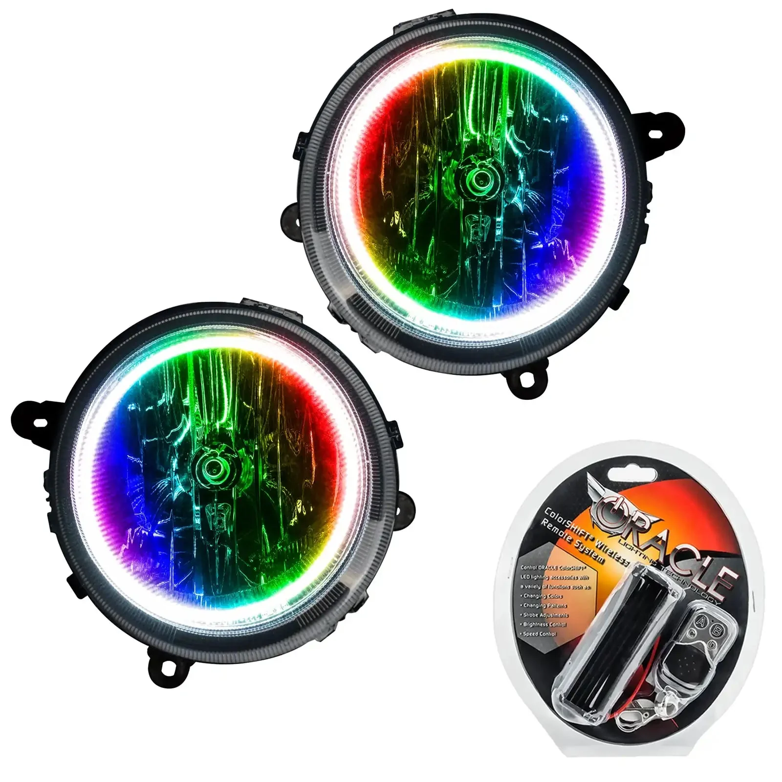 ORACLE Lighting 2007-2016 Jeep Patriot Pre-Assembled Halo Headlights - Image 9