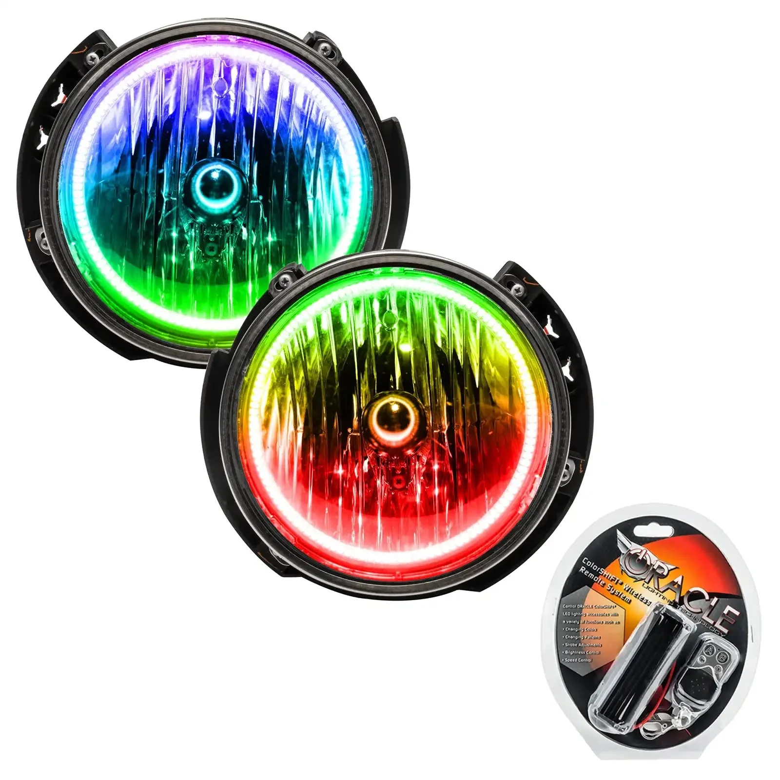 ORACLE Lighting 2007-2016 Jeep Wrangler JK Pre-Assembled Headlights - Image 13