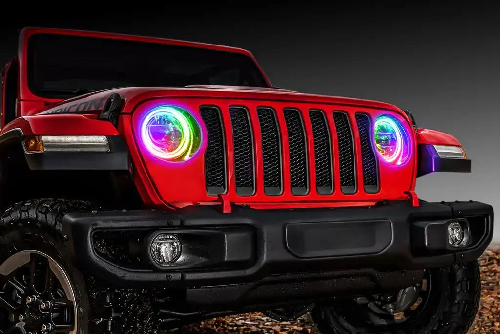ORACLE Lighting Jeep Wrangler JL ColorSHIFT RGB+W Headlight DRL Upgrade Kit - Image 21