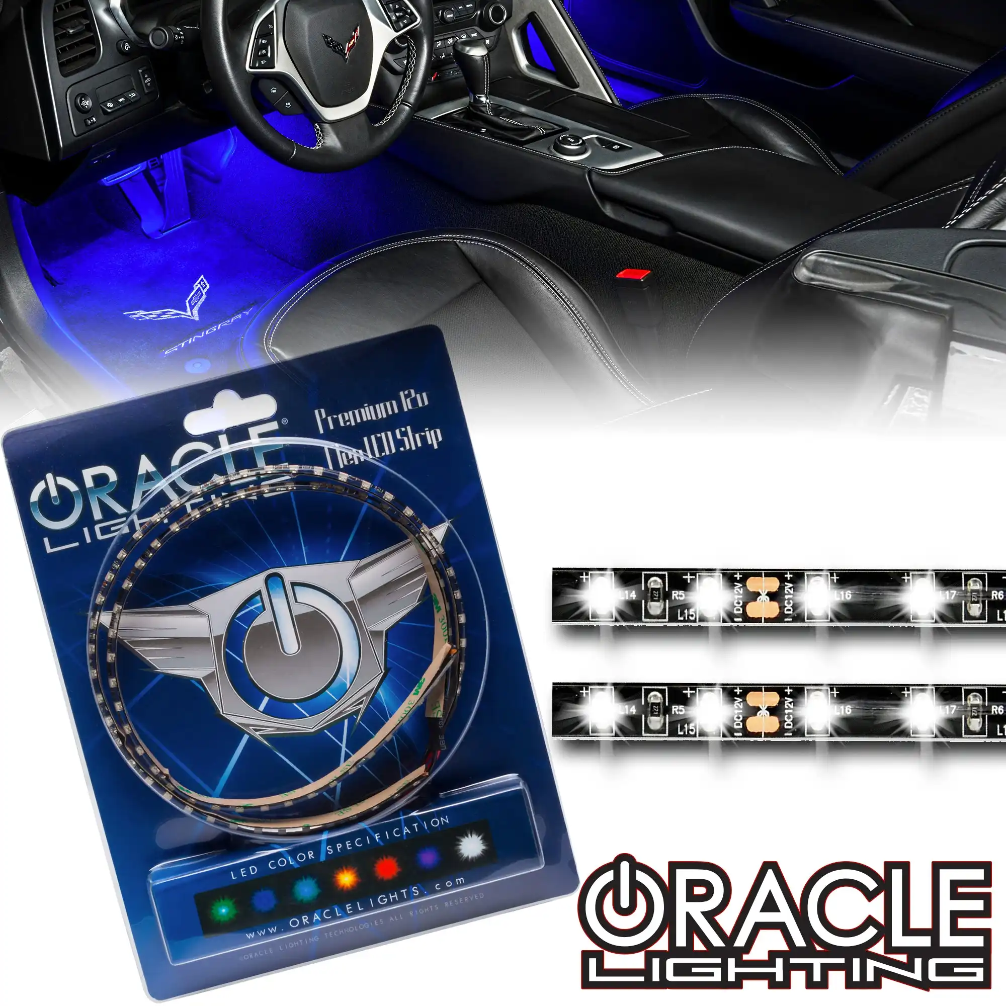 Jeep Wrangler JL/Gladiator JT ORACLE Ambient LED Lighting Footwell Kit - Image 15