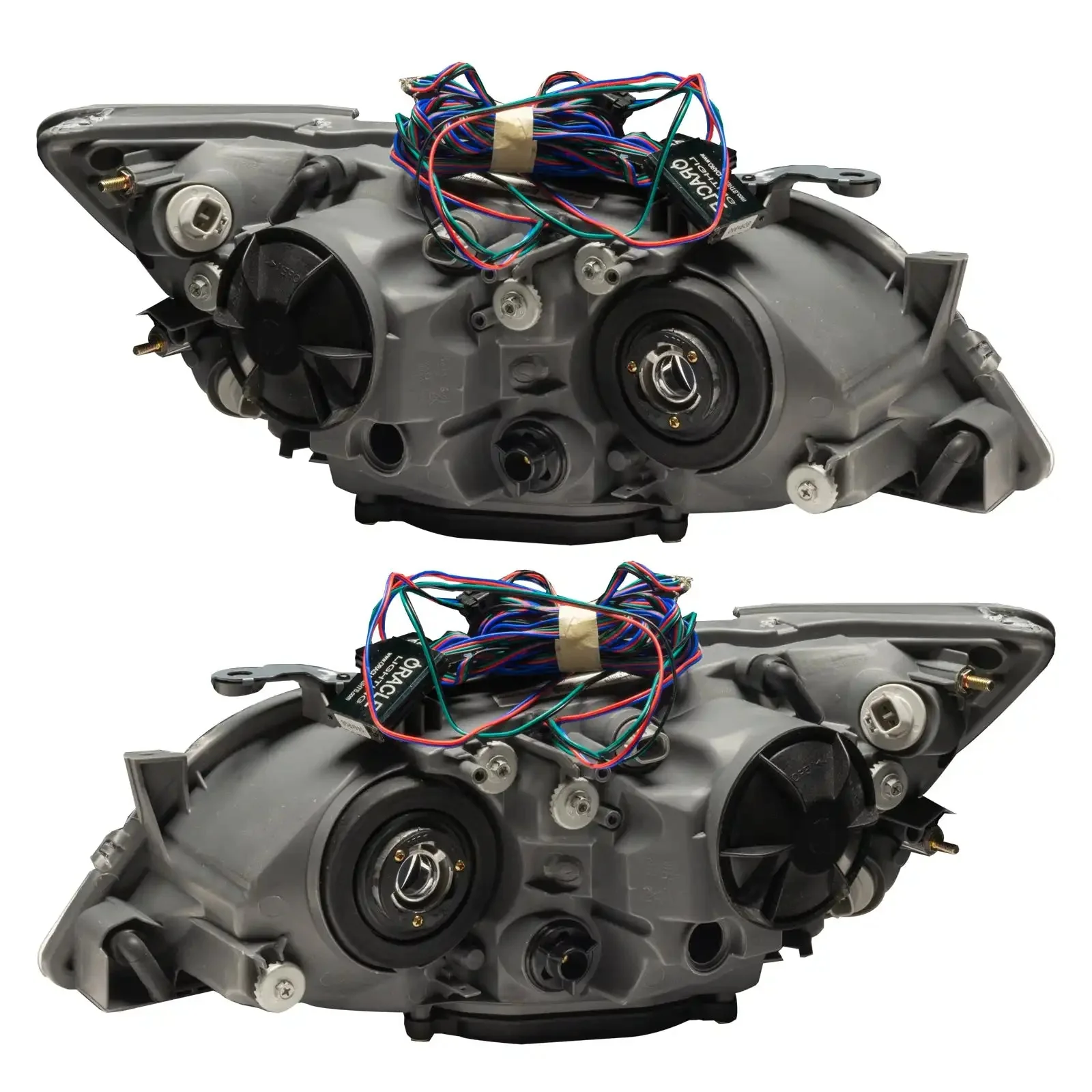ORACLE Lighting 2001-2005 Lexus IS300 Pre-Assembled Halo Headlights-HID-Black Housing - Image 5