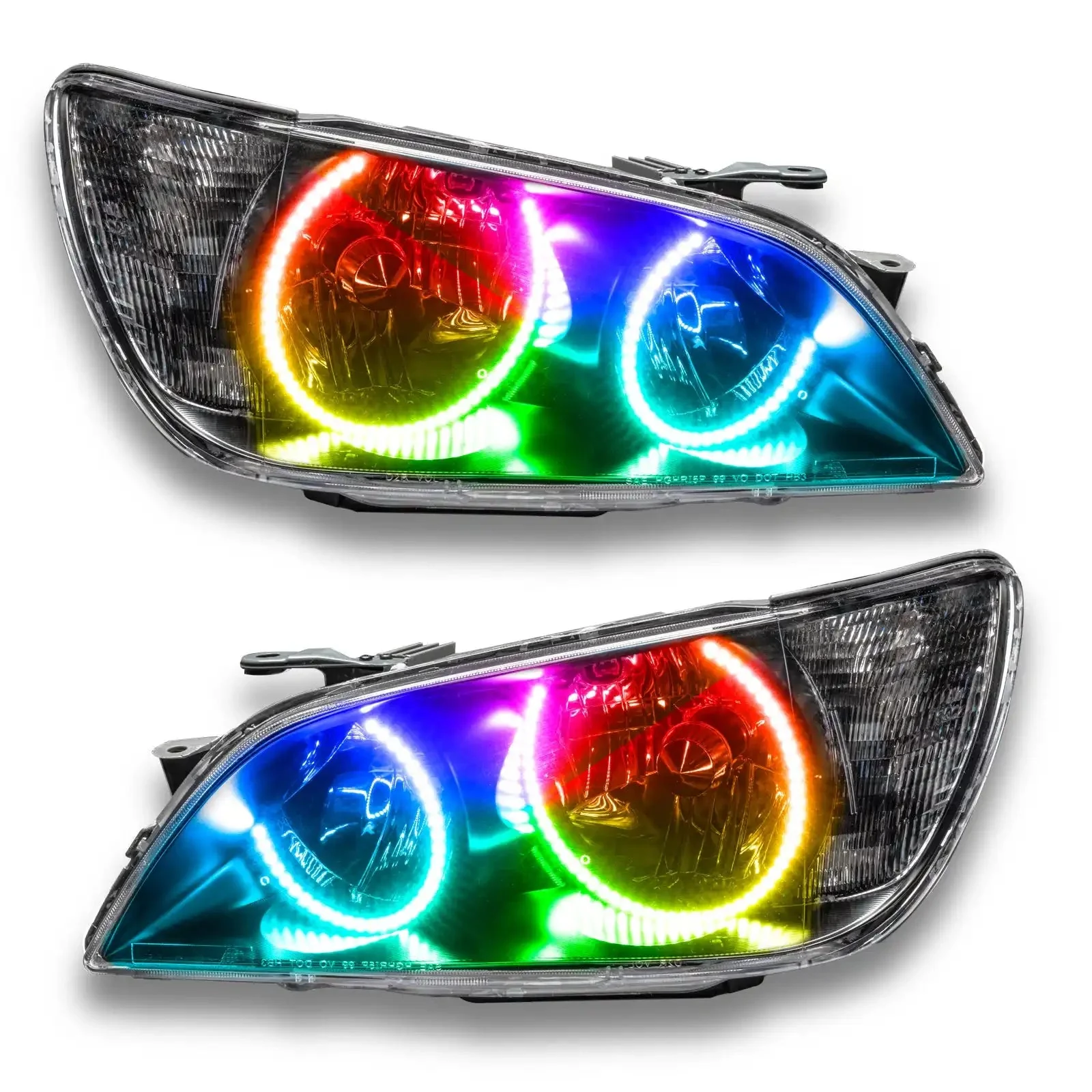 ORACLE Lighting 2001-2005 Lexus IS300 Pre-Assembled Halo Headlights-HID-Black Housing - Image 7