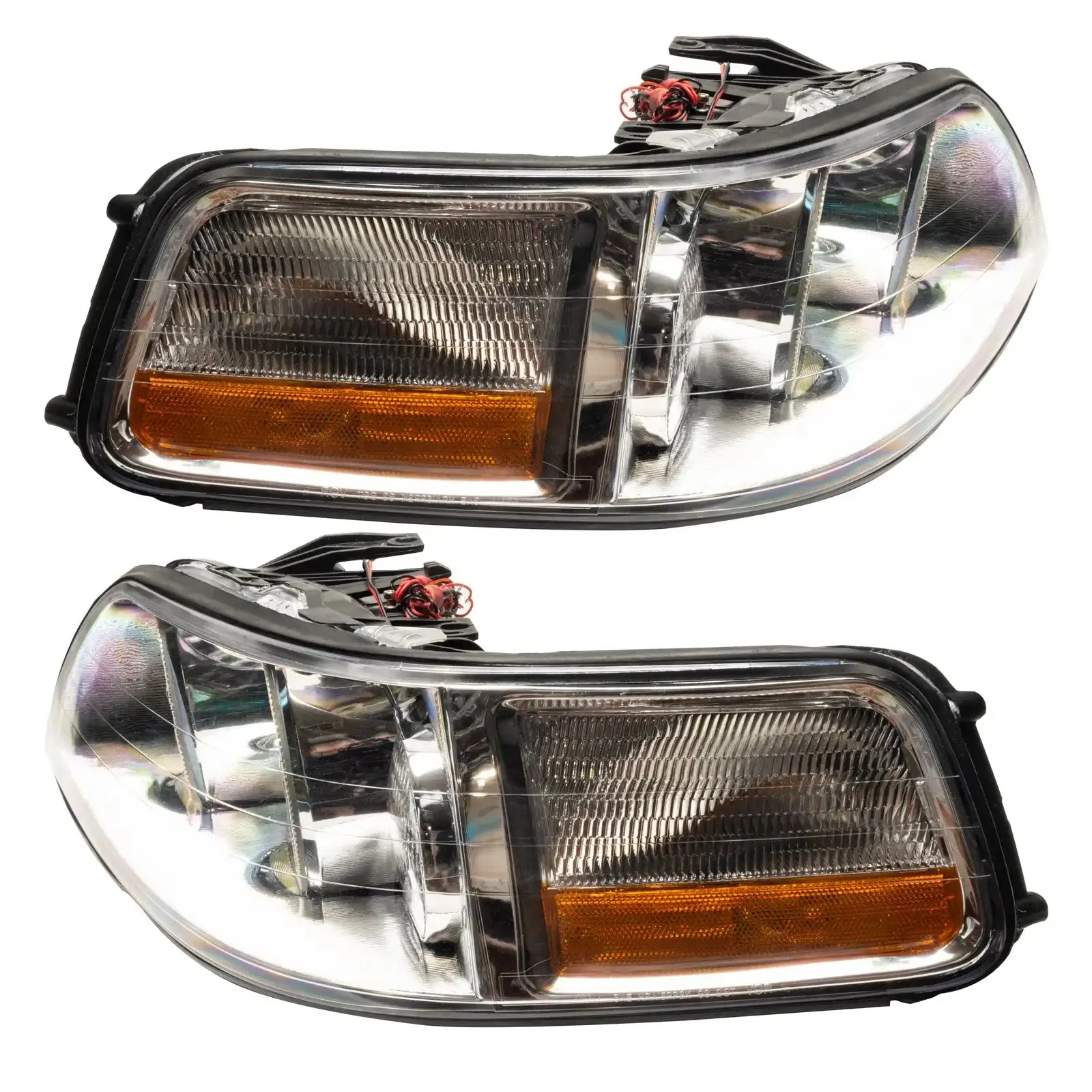 ORACLE Lighting 2005-2011 Lincoln Town Car Pre-Assembled Halo Headlights - Non HID - Image 3