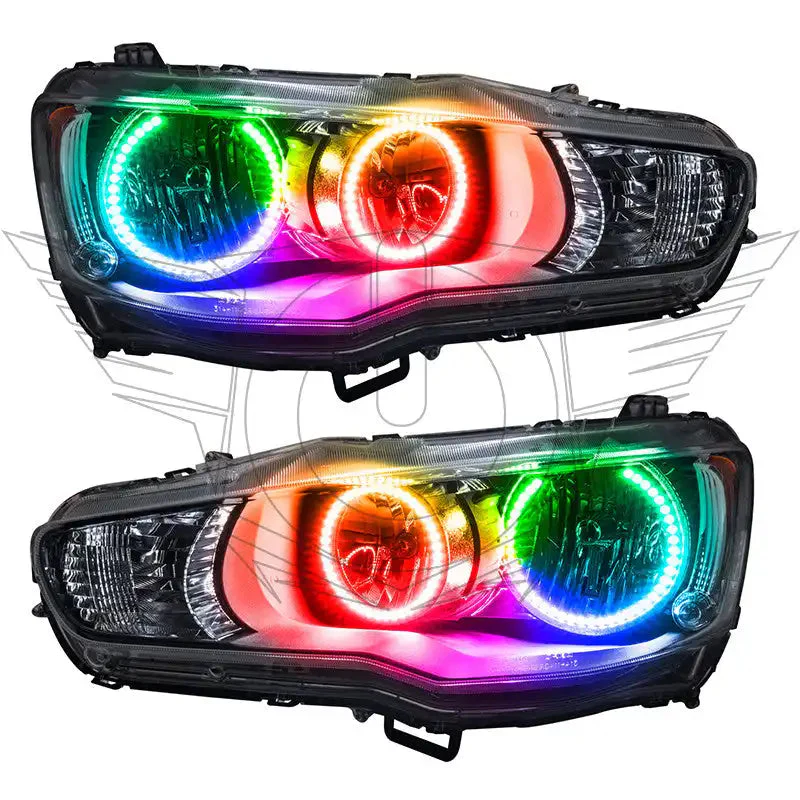 ORACLE Lighting 2008-2017 Mitsubishi Lancer Pre-Assembled Halo Headlights - Image 10