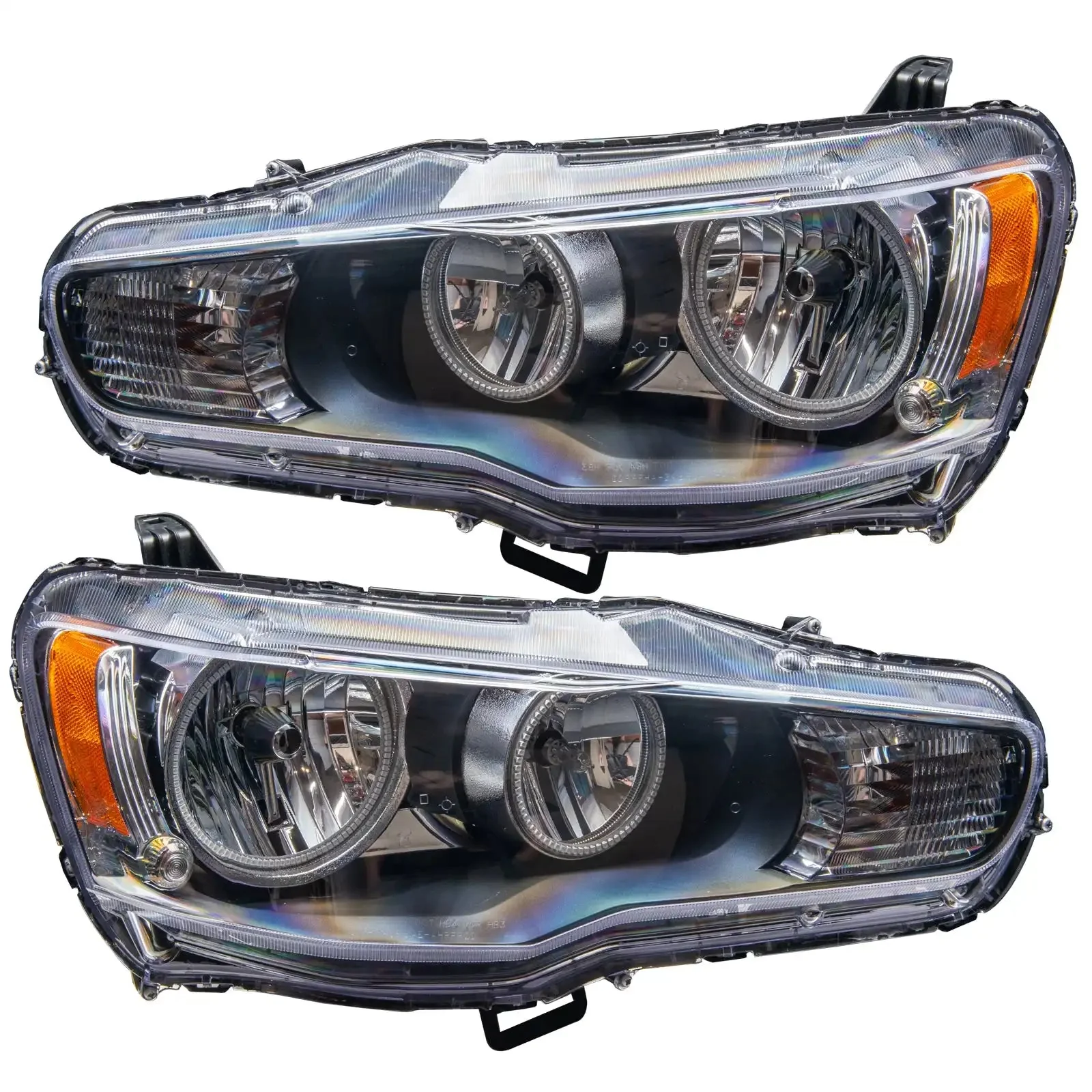 ORACLE Lighting 2008-2017 Mitsubishi Lancer Pre-Assembled Halo Headlights - Image 3