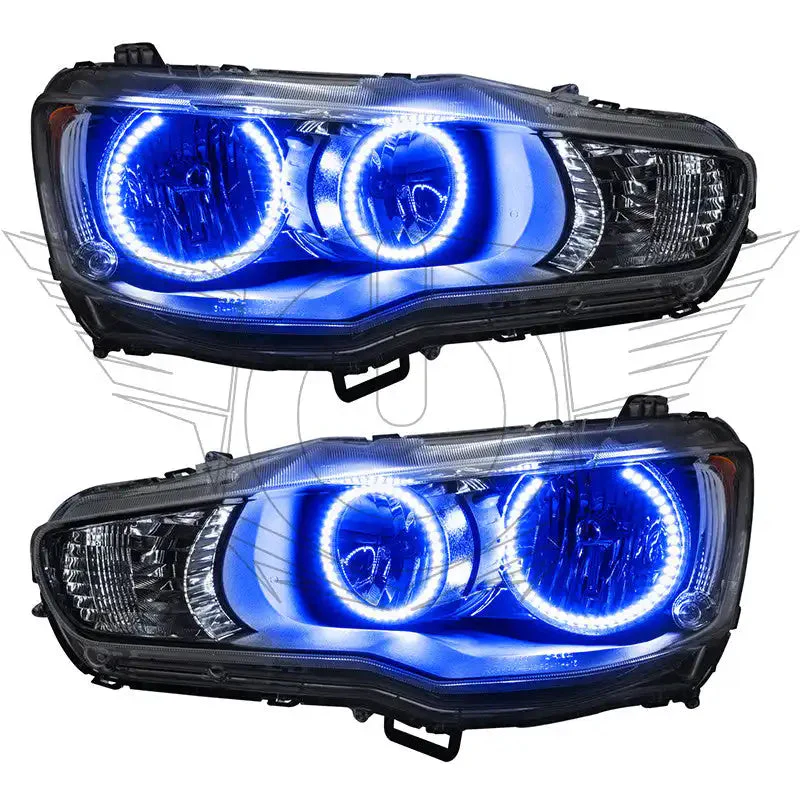 ORACLE Lighting 2008-2017 Mitsubishi Lancer Pre-Assembled Halo Headlights - Image 7