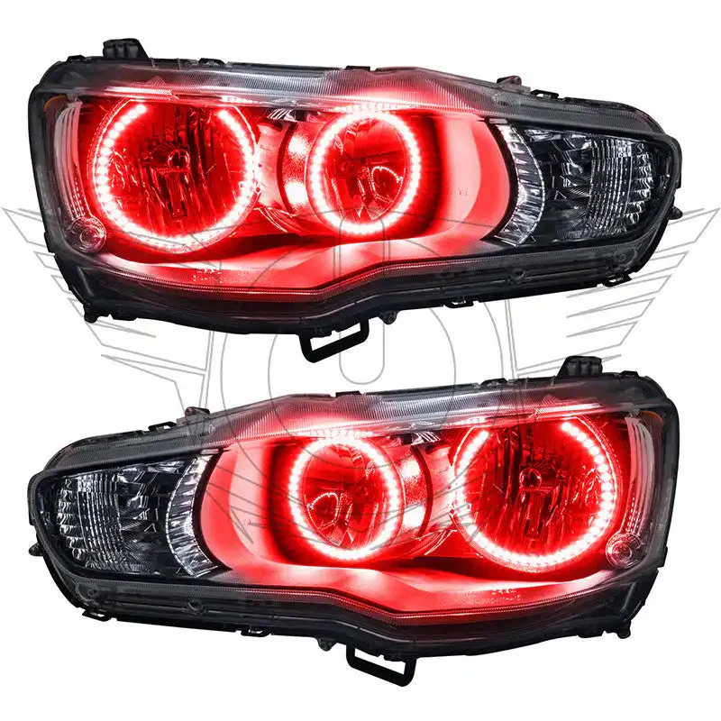 ORACLE Lighting 2008-2017 Mitsubishi Lancer Pre-Assembled Halo Headlights - Image 9
