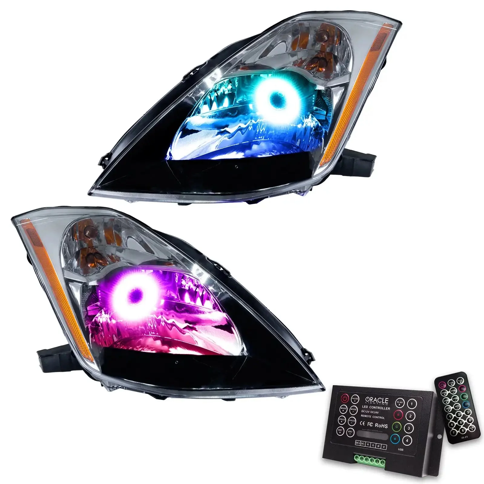 ORACLE Lighting 2003-2005 Nissan 350Z Pre-Assembled Headlights - HID Style - Image 11