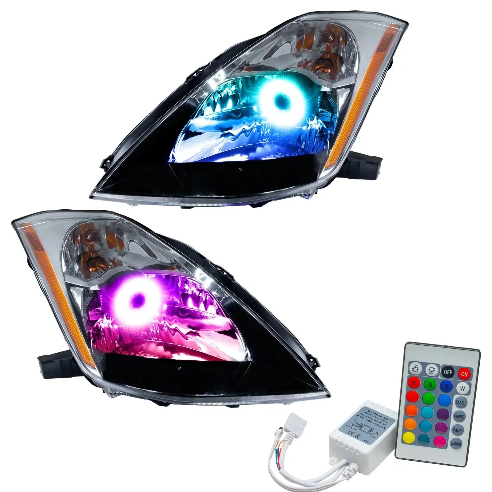 ORACLE Lighting 2003-2005 Nissan 350Z Pre-Assembled Headlights - HID Style - Image 9