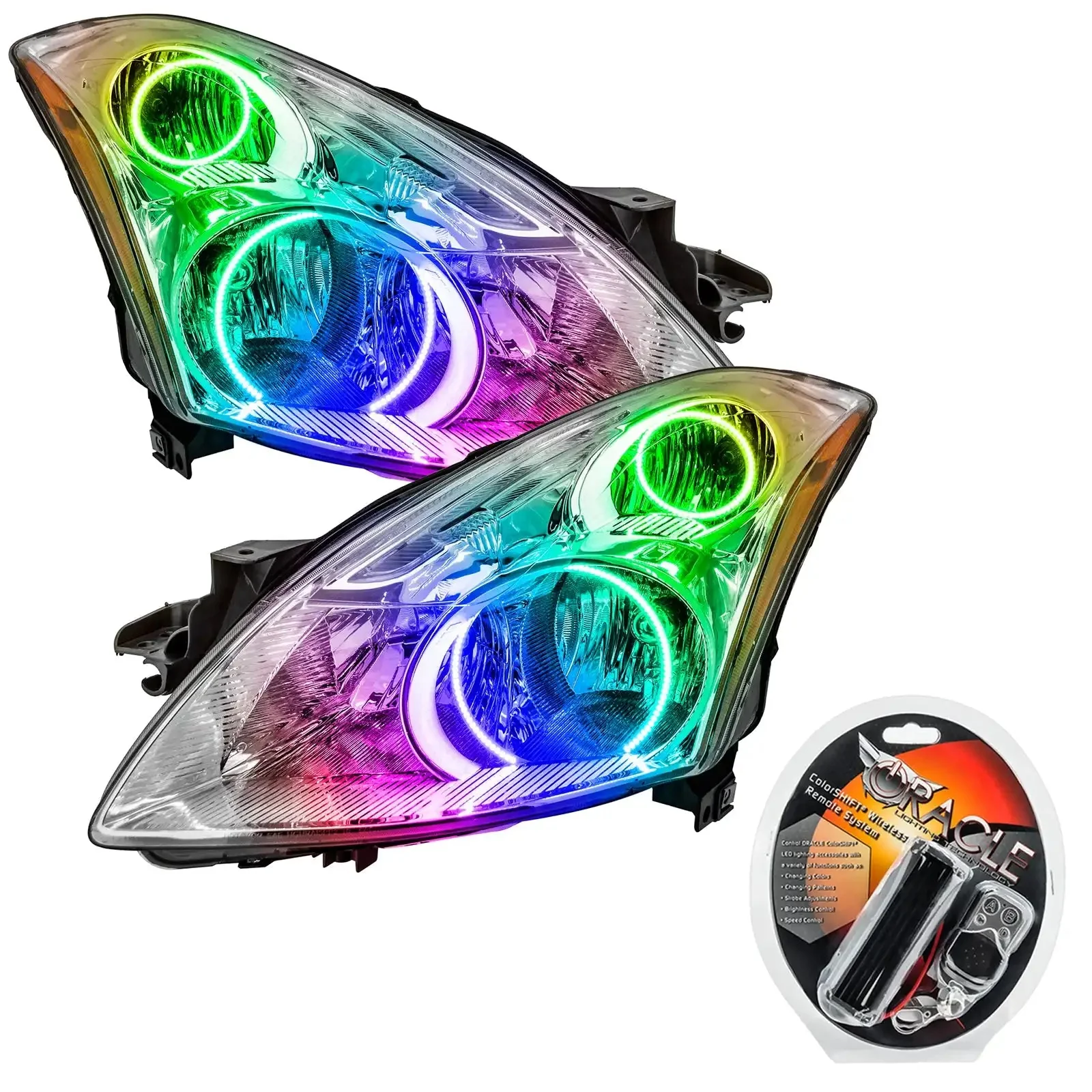 ORACLE Lighting 2010-2012 Nissan Altima Sedan Pre-Assembled LED Halo Headlights - Image 6