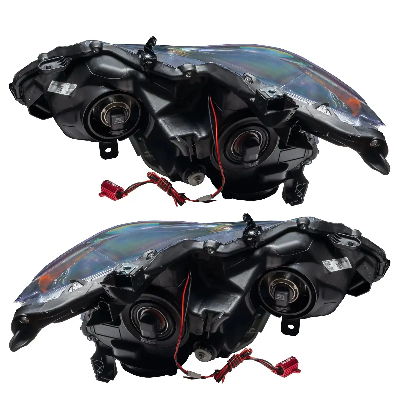 ORACLE Lighting 2013-2015 Nissan Altima Sedan Pre-Assembled Halo Headlights - (Halogen) - Image 5