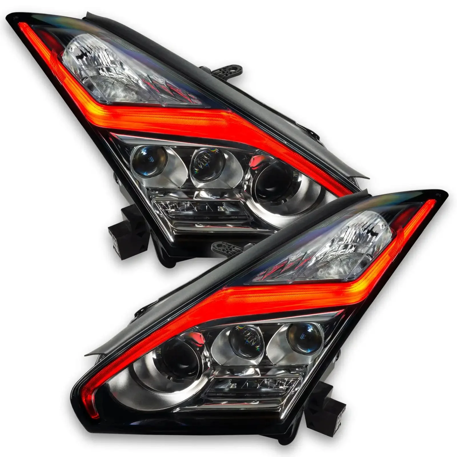 ORACLE Lighting 2015-2024 Nissan GT-R ColorSHIFT "Lightning Bolt" RGB+W Headlight DRL Upgrade Kit - Image 10