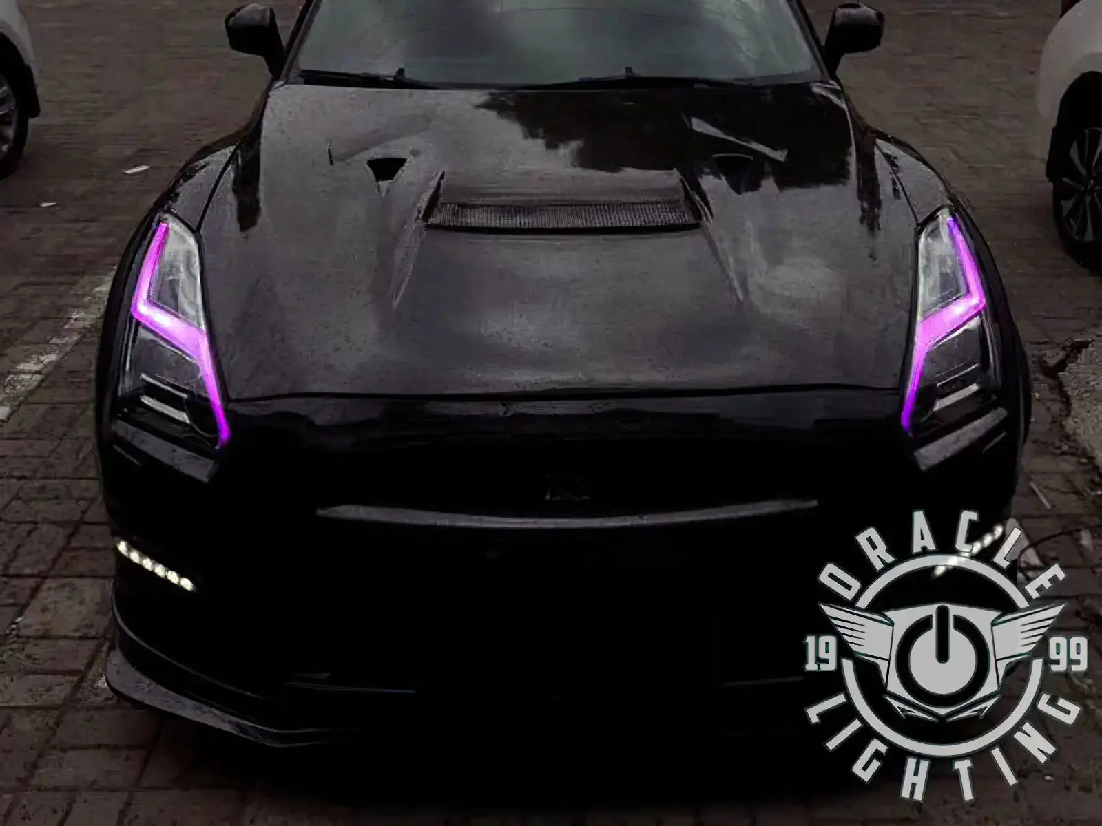 ORACLE Lighting 2015-2024 Nissan GT-R ColorSHIFT "Lightning Bolt" RGB+W Headlight DRL Upgrade Kit - Image 18