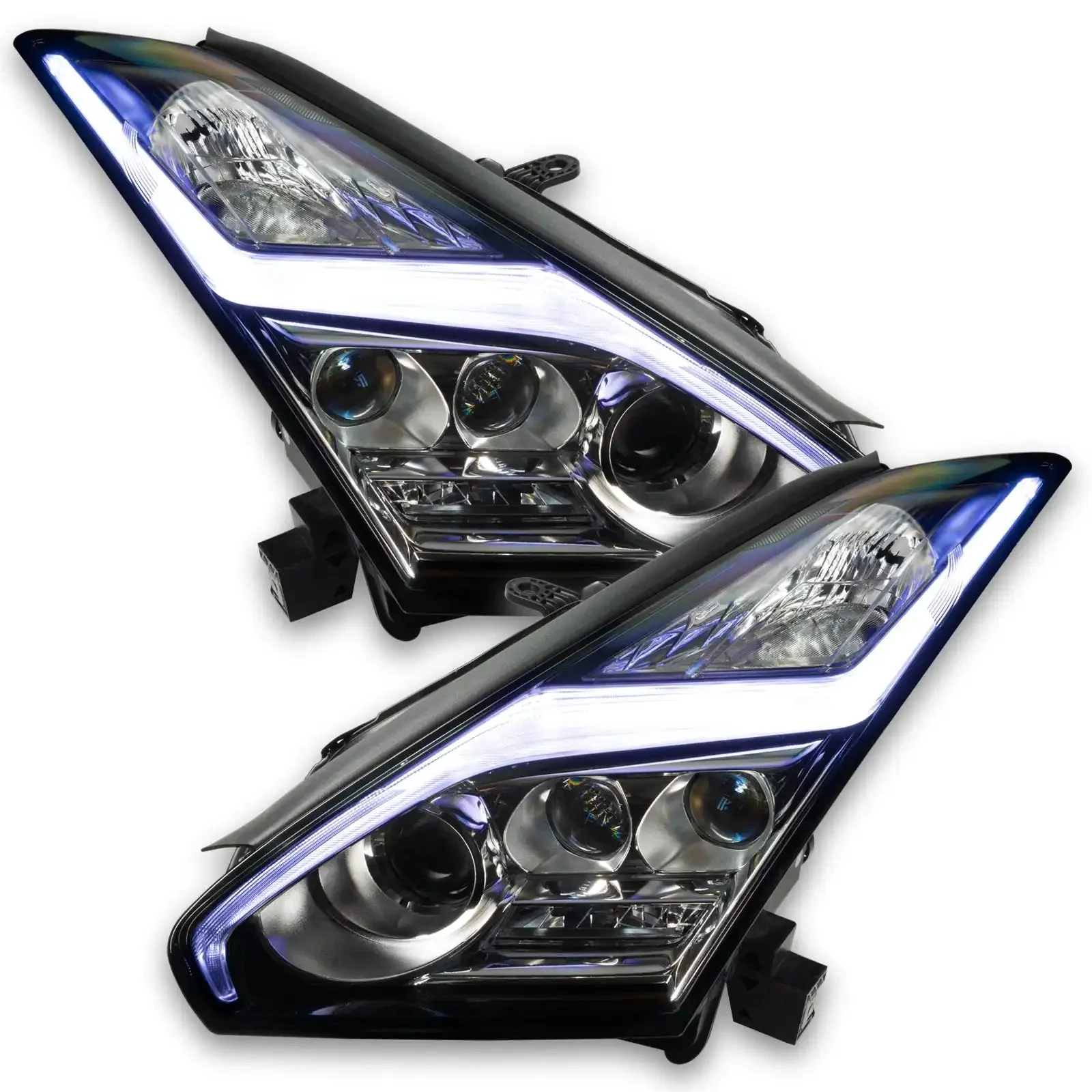 ORACLE Lighting 2015-2024 Nissan GT-R ColorSHIFT "Lightning Bolt" RGB+W Headlight DRL Upgrade Kit - Image 28