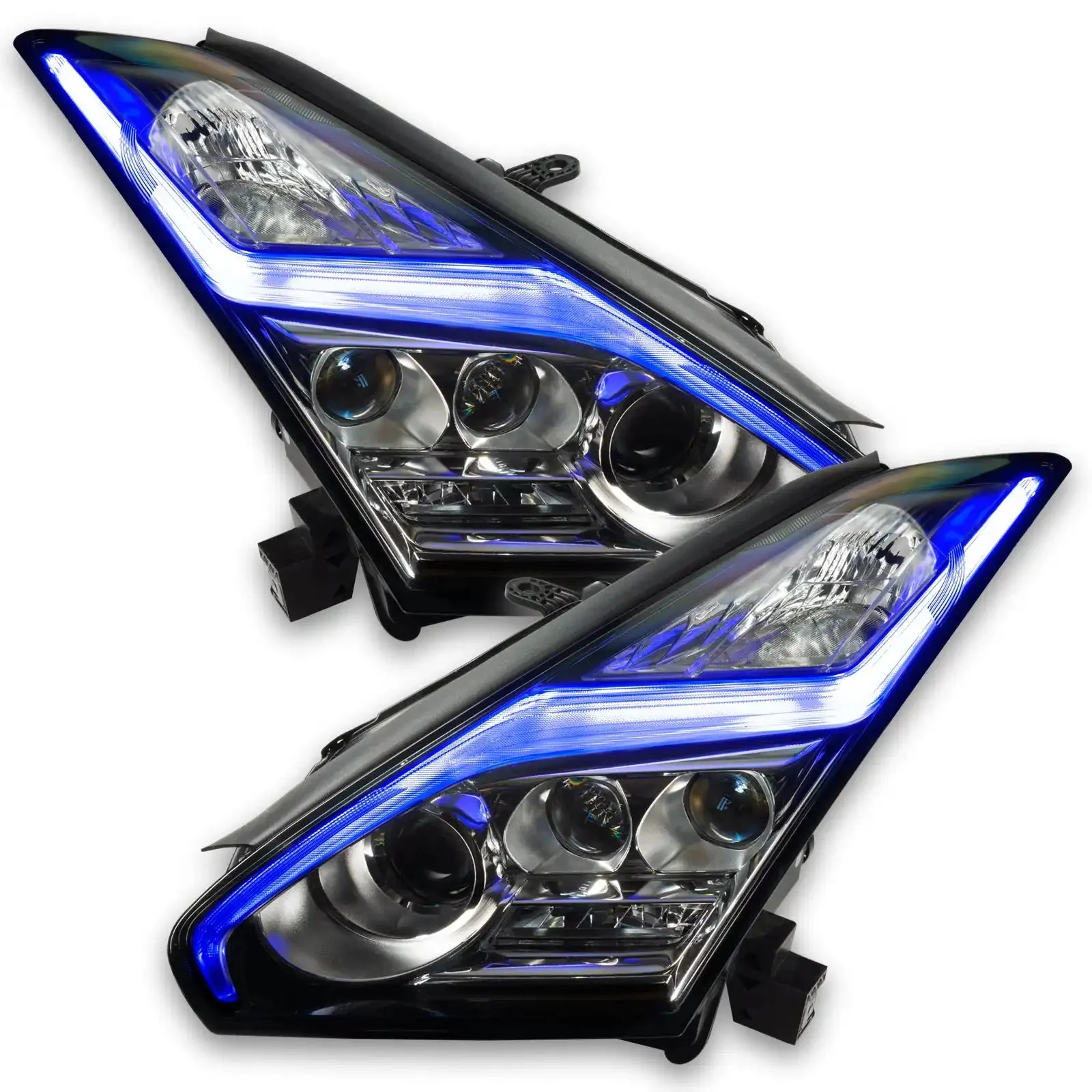 ORACLE Lighting 2015-2024 Nissan GT-R ColorSHIFT "Lightning Bolt" RGB+W Headlight DRL Upgrade Kit - Image 7