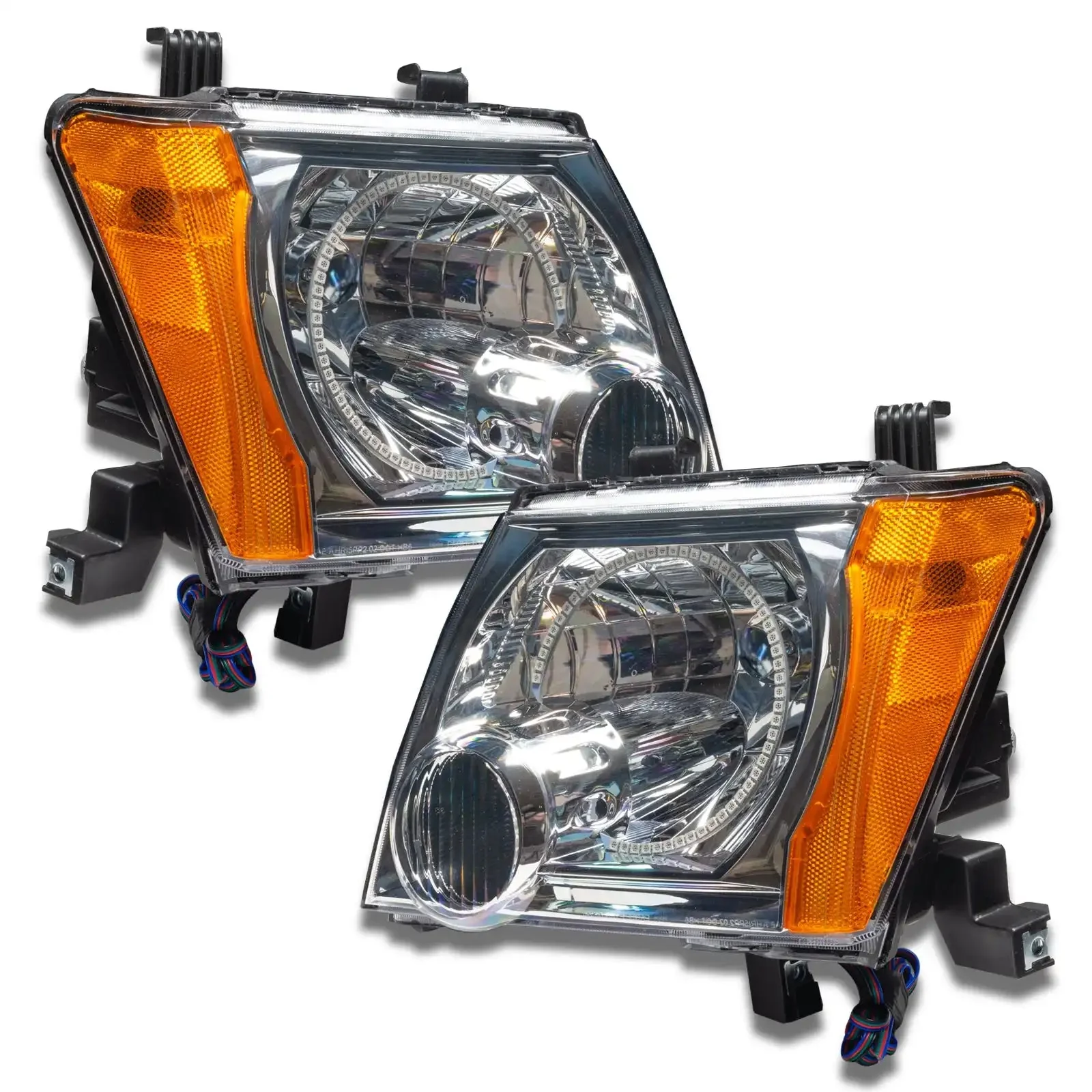 ORACLE Lighting 2005-2014 Nissan Xterra Pre-Assembled LED Halo Headlights - Image 3