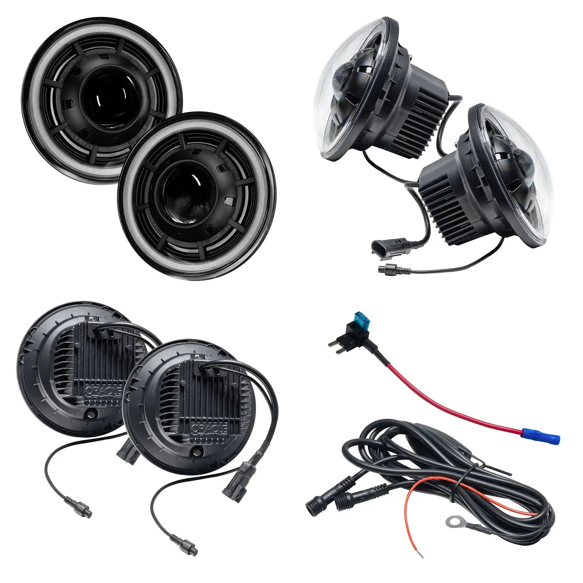 ORACLE Lighting Oculus™ 7" Bi-LED Projector Headlights for Jeep Wrangler JK - Image 11