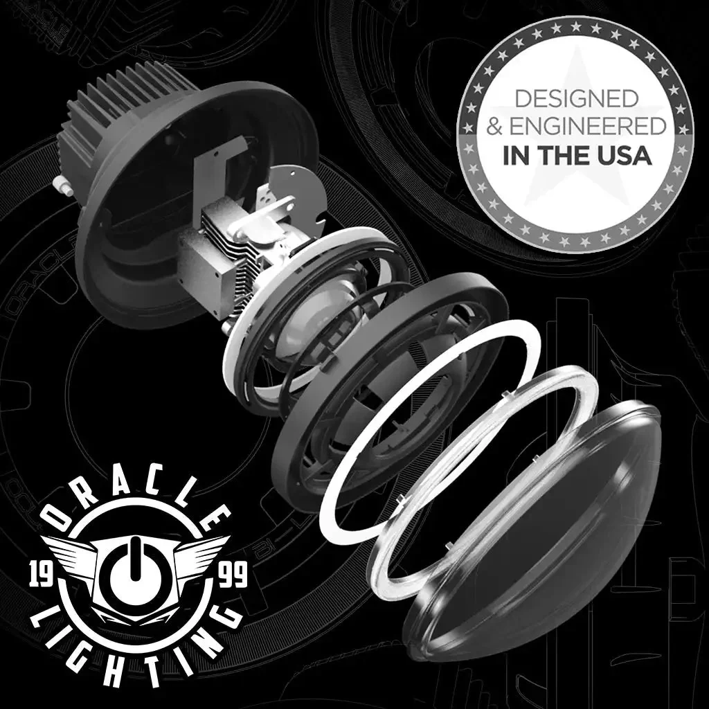 ORACLE Lighting Oculus™ 7" Bi-LED Projector Headlights for Jeep Wrangler JK - Image 5