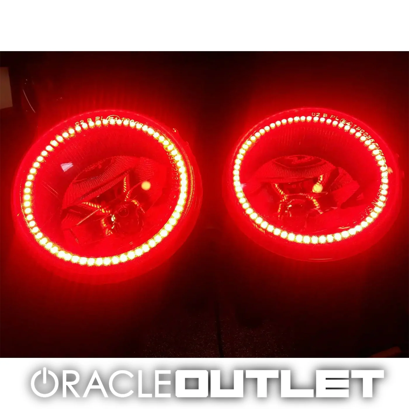 ORACLE 2010-2017 Jeep Wrangler JK Pre-Assembled Fog Lights - Red LED 7159-003 | ORACLE Outlet | GRADE A