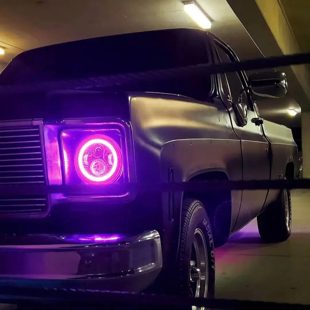 7" High Powered LED Headlights | DOT Certified Sealed Beam Replacement | Jeep Wrangler & Classic Cars - Image 30
