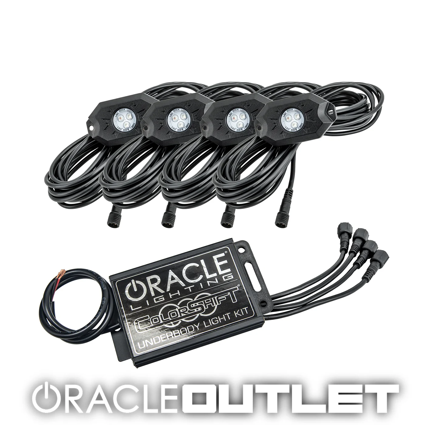 ORACLE Bluetooth ColorSHIFT Underbody Rock Light Kit - 4 PCS | ORACLE Outlet | GRADE A
