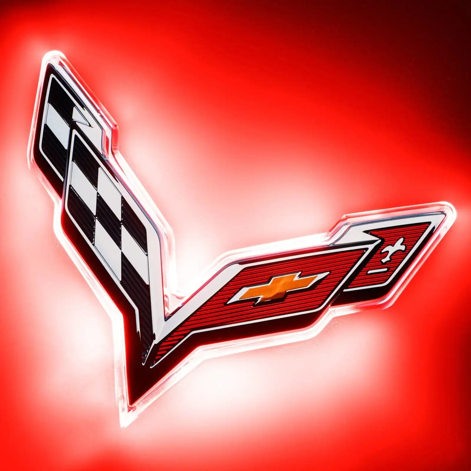 ORACLE Lighting 2014-2019 Chevrolet C7 Corvette Rear Illuminated Emblem - Image 10